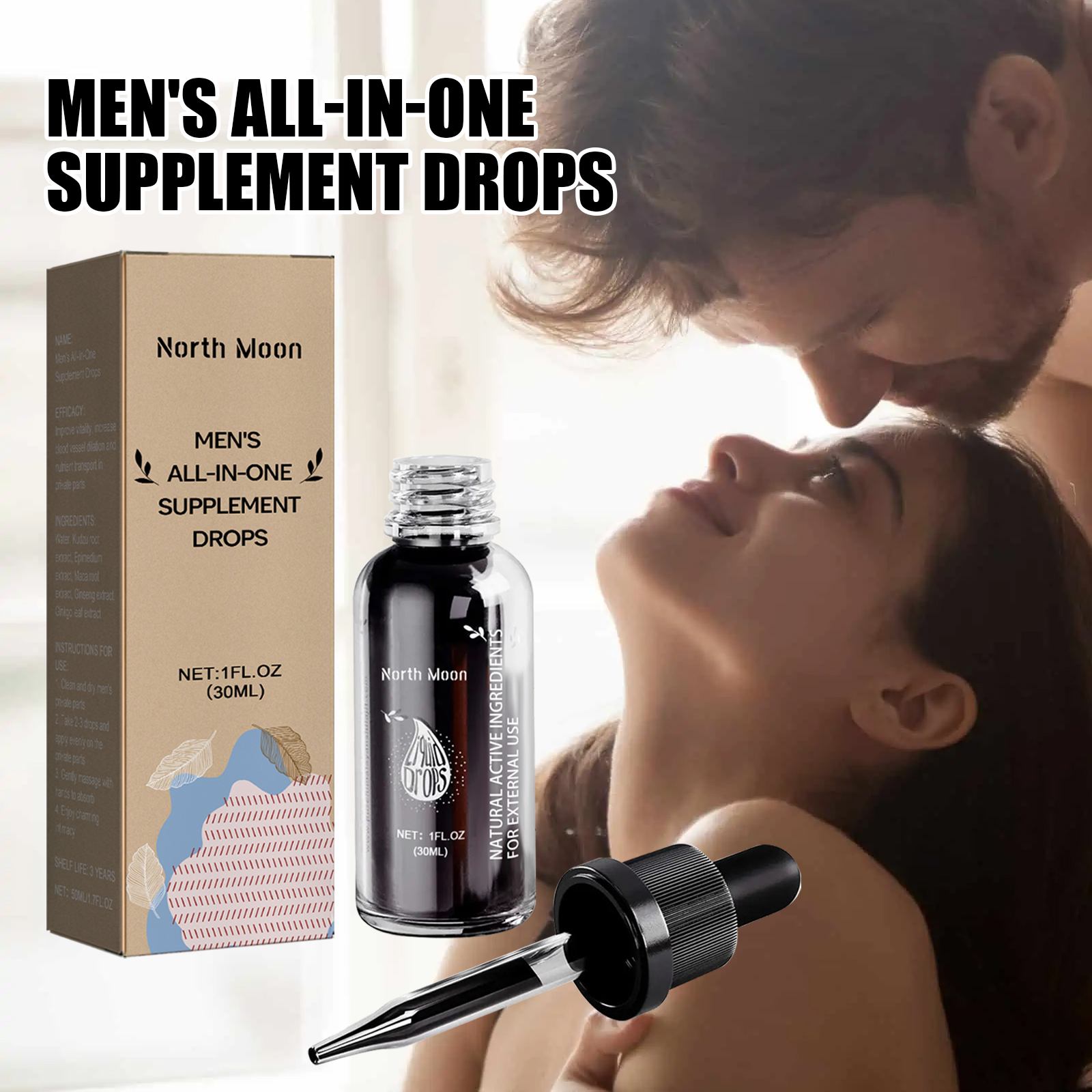 Perfume Fragrance Enhancer - ノースムーン-男性用エッセンシャルオイルの香水ケア,身体の持久力を高め,強い理学マッサージ